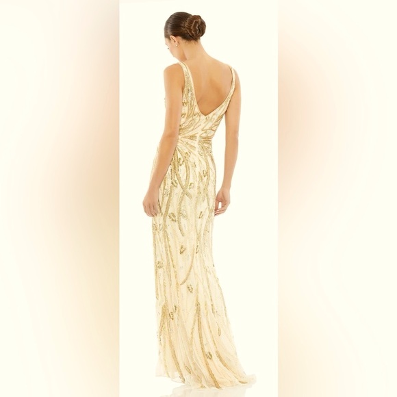 👗NWT! Mac Duggal Sequin & Bead Dress - Picture 2 of 16